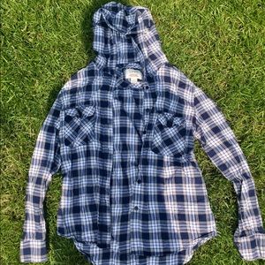Lightweight Button Up with Hood
